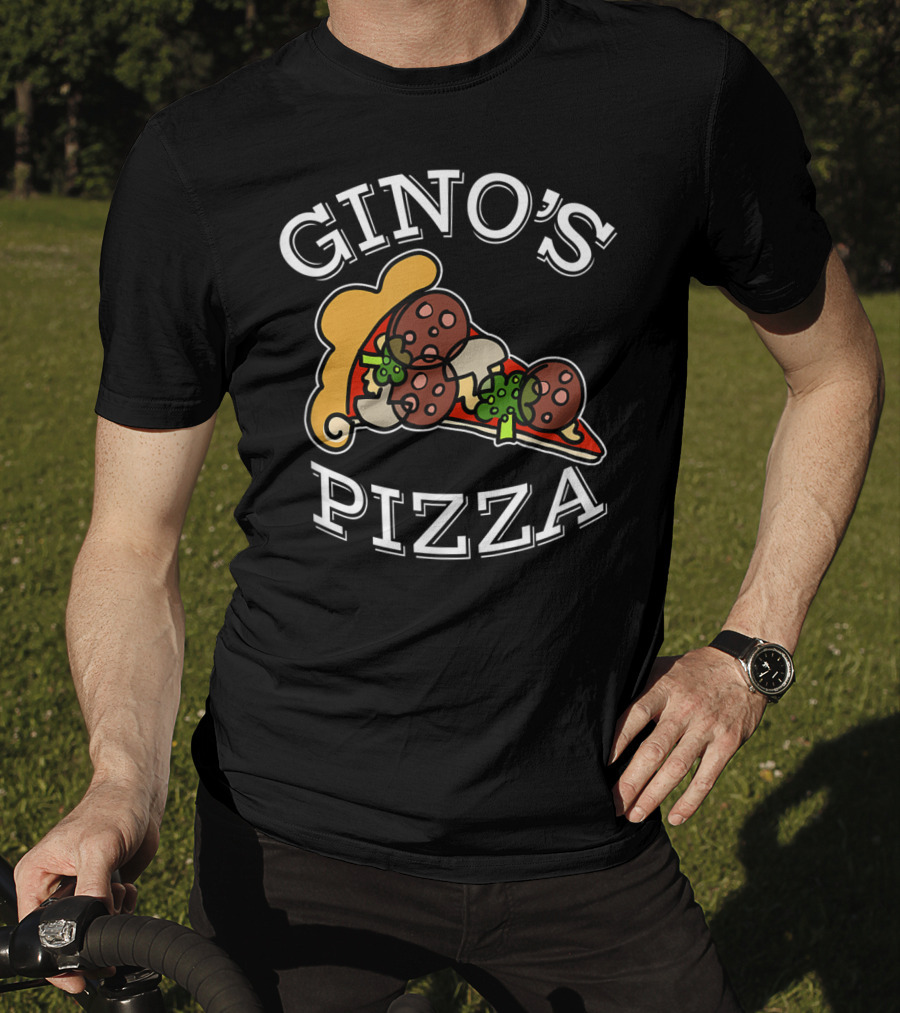 Gino's Pizza Classic Slice Pepperoni And Peppers T-Shirt