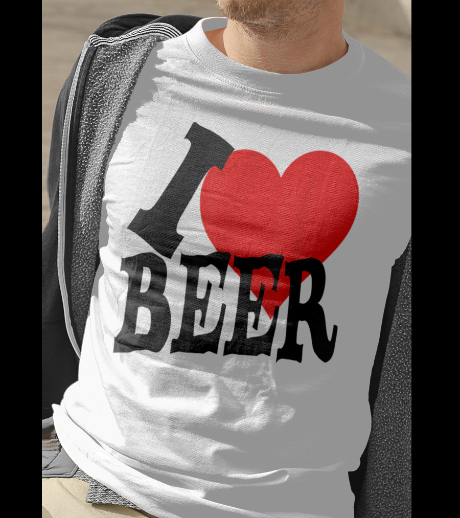 I Love Beer Cool Classic Party Lover T-Shirt