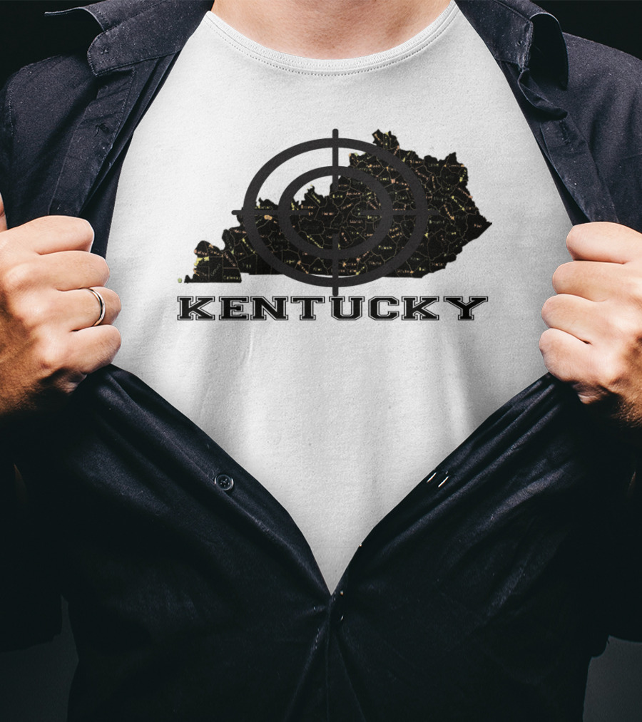 Kentucky Maps Classic Vintage Kentucky T-Shirt