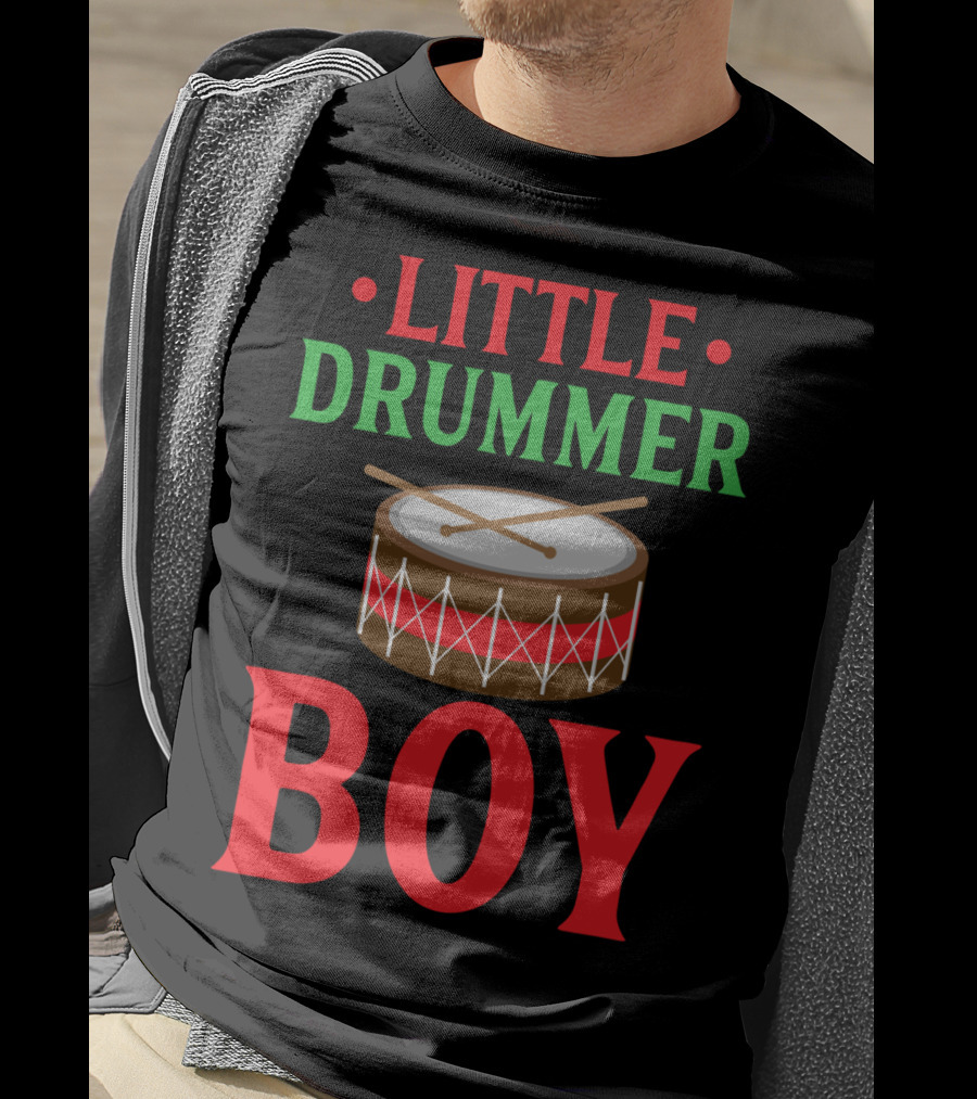 Little Drummer Boy Classic Christmas Drum T-Shirt