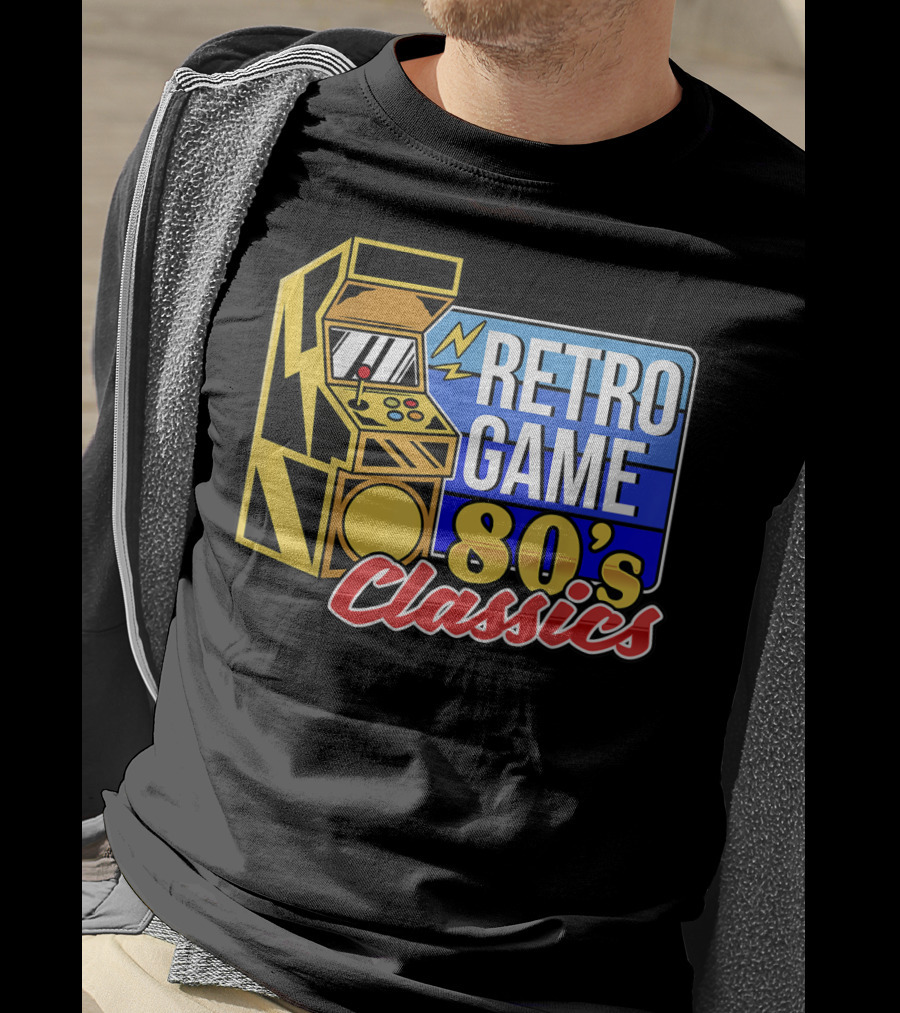 Retro Game 80's Classics Arcade Machine T-Shirt