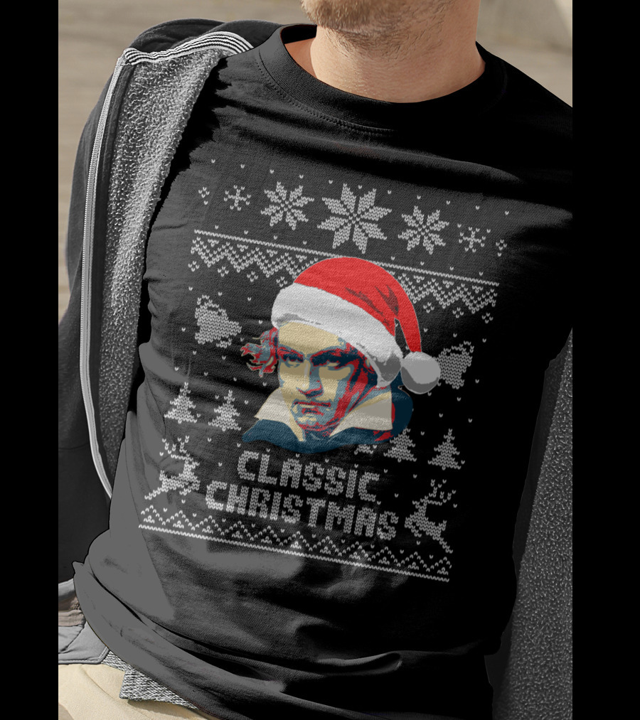Ludwig Van Beethoven Classic Christmas T-Shirt
