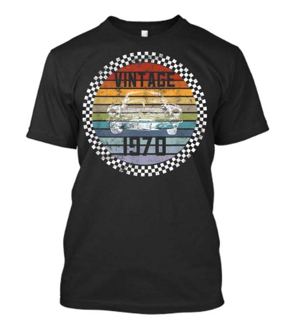 Vintage 1970 Men's 50 Year Old Birthday Classic Car T-Shirt