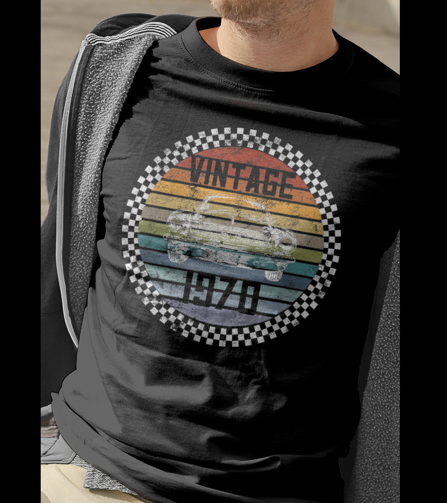 Vintage 1970 Men's 50 Year Old Birthday Classic Car T-Shirt