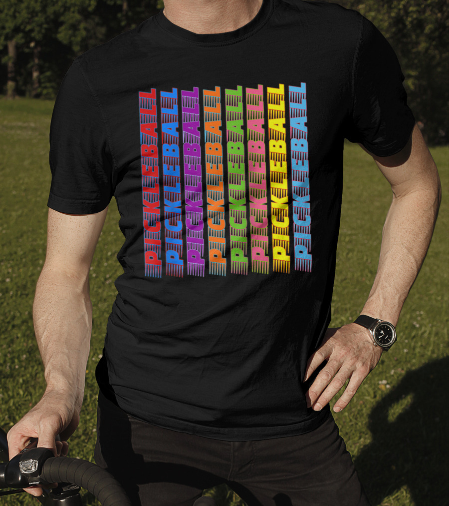 Pickleball Classic Multi-Colored T-Shirt