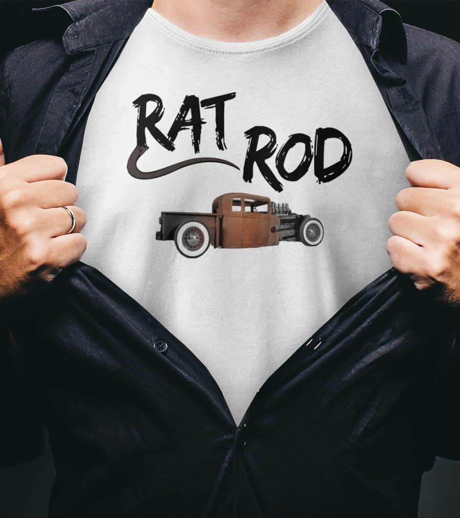 Rat Rod Classic Vintage Hot Rod Rusted T-Shirt
