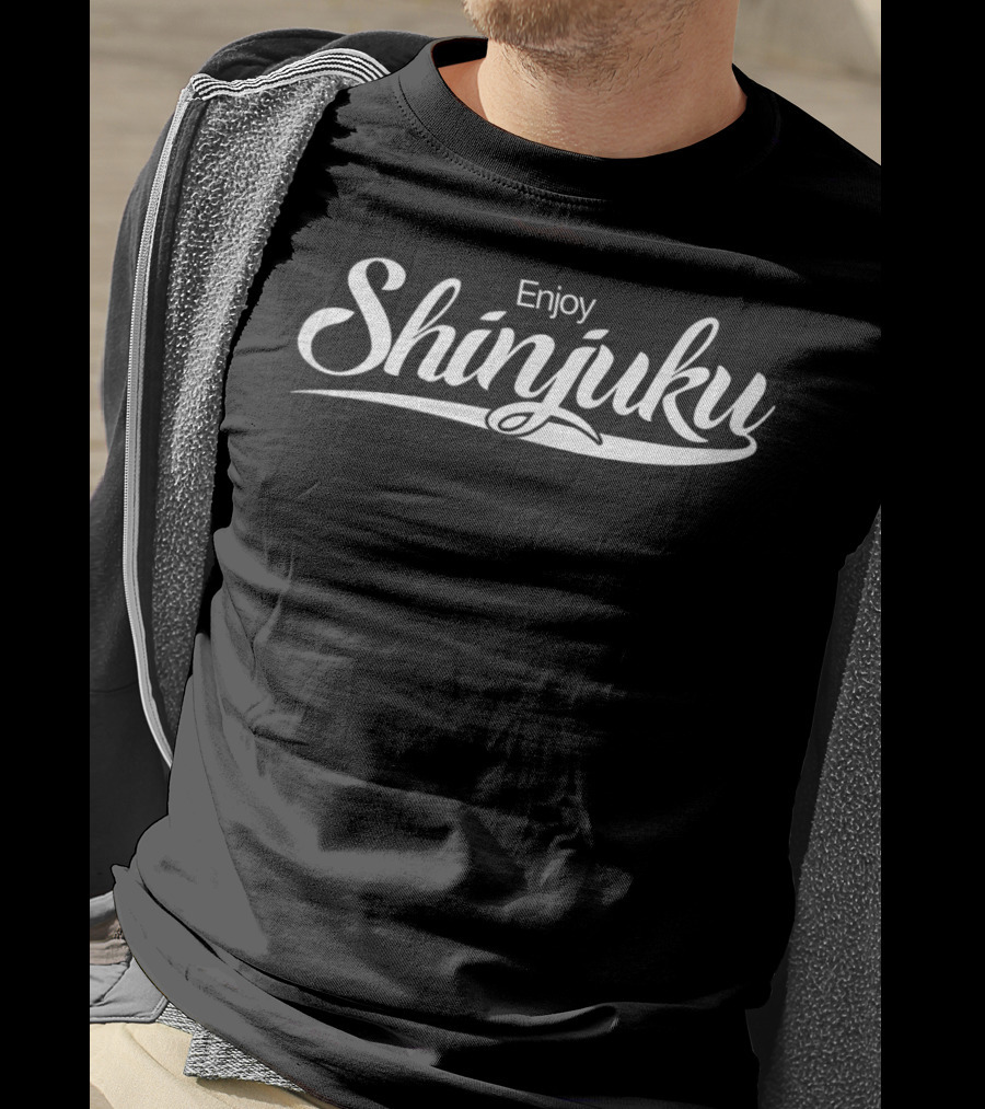 Enjoy Shinjuku Tokyo Japan Classic Font 8C T-Shirt