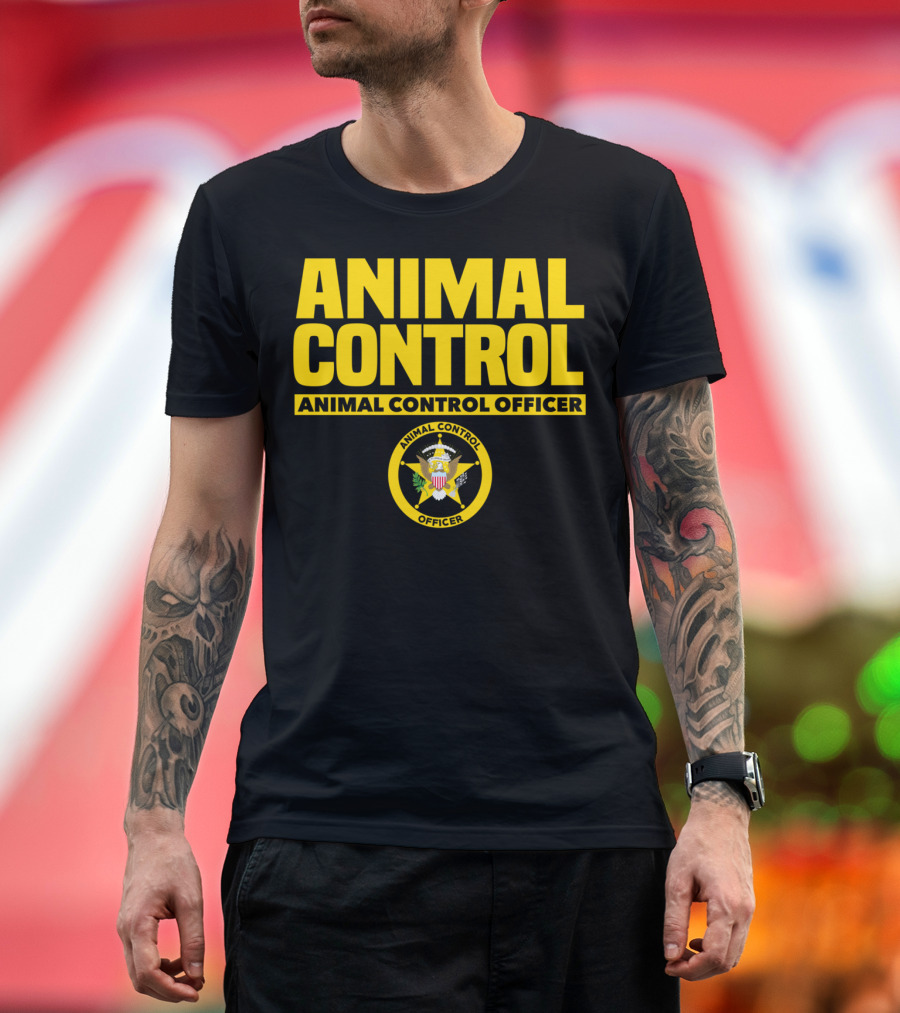 Animal Control Officer Public Safety Badge Seal T-Shirt