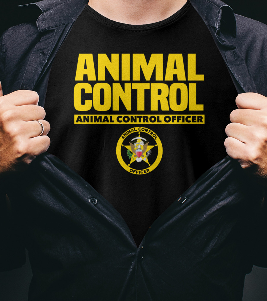 Animal Control Officer Public Safety Badge Seal T-Shirt