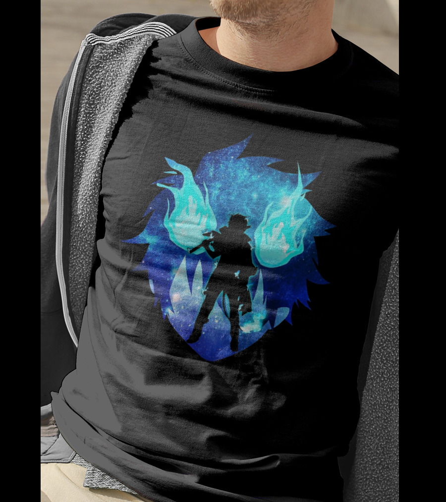 Blue Flames Ao No Anime Exorcist T-Shirt