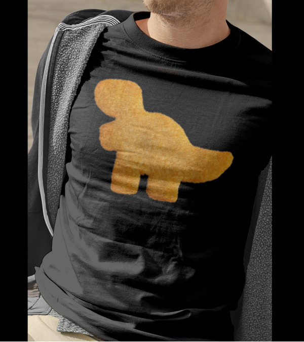 Dino T-Rex Chicken Nugget Funny Dinosaur T-Shirt