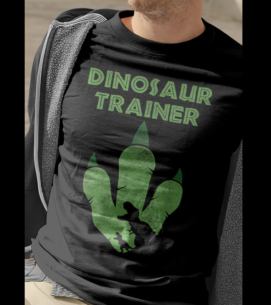Dinosaur Trainer Big Jurassic Footprint With T-Rex T-Shirt