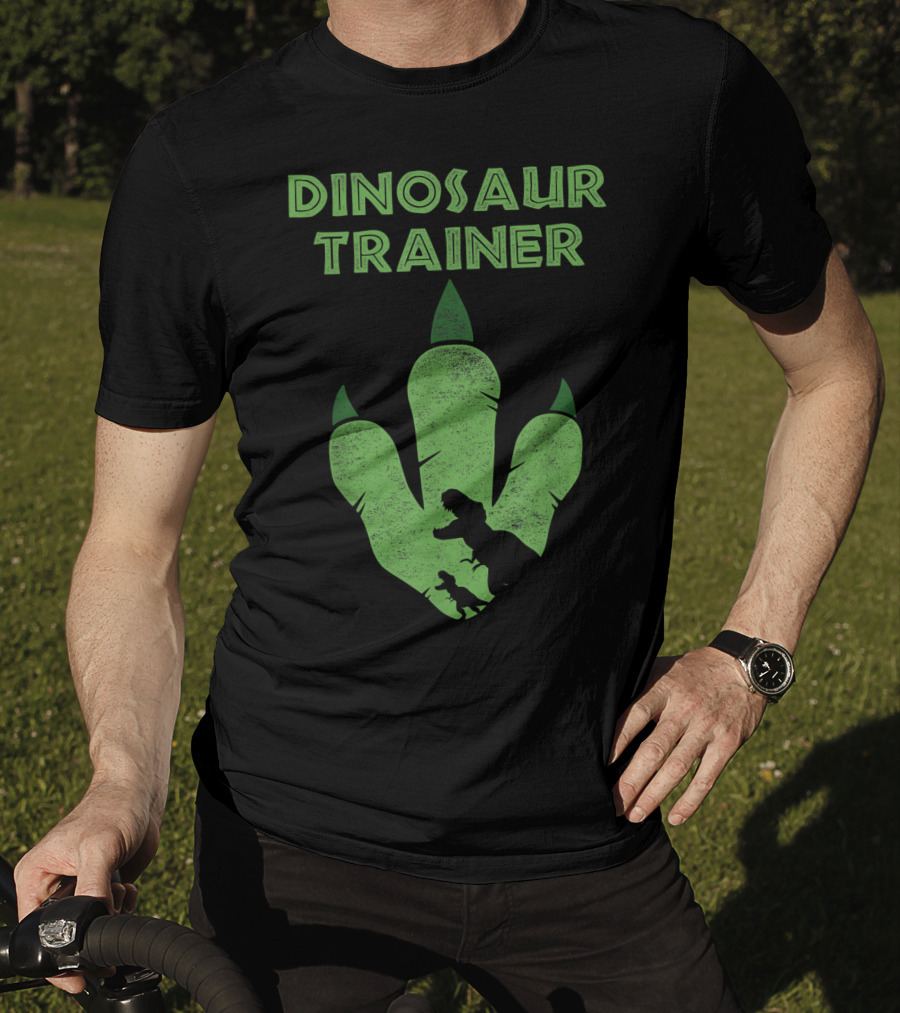 Dinosaur Trainer Big Jurassic Footprint With T-Rex T-Shirt