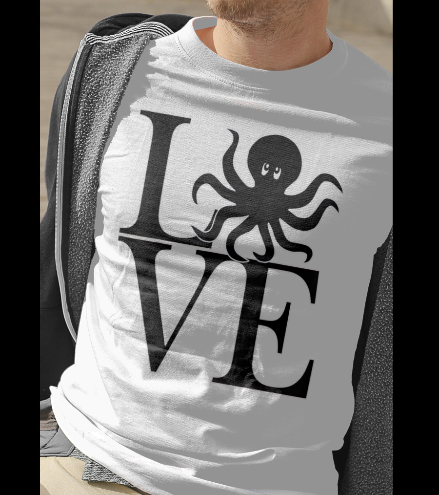 LOVE Octopus Dive Dive Dive T-Shirt