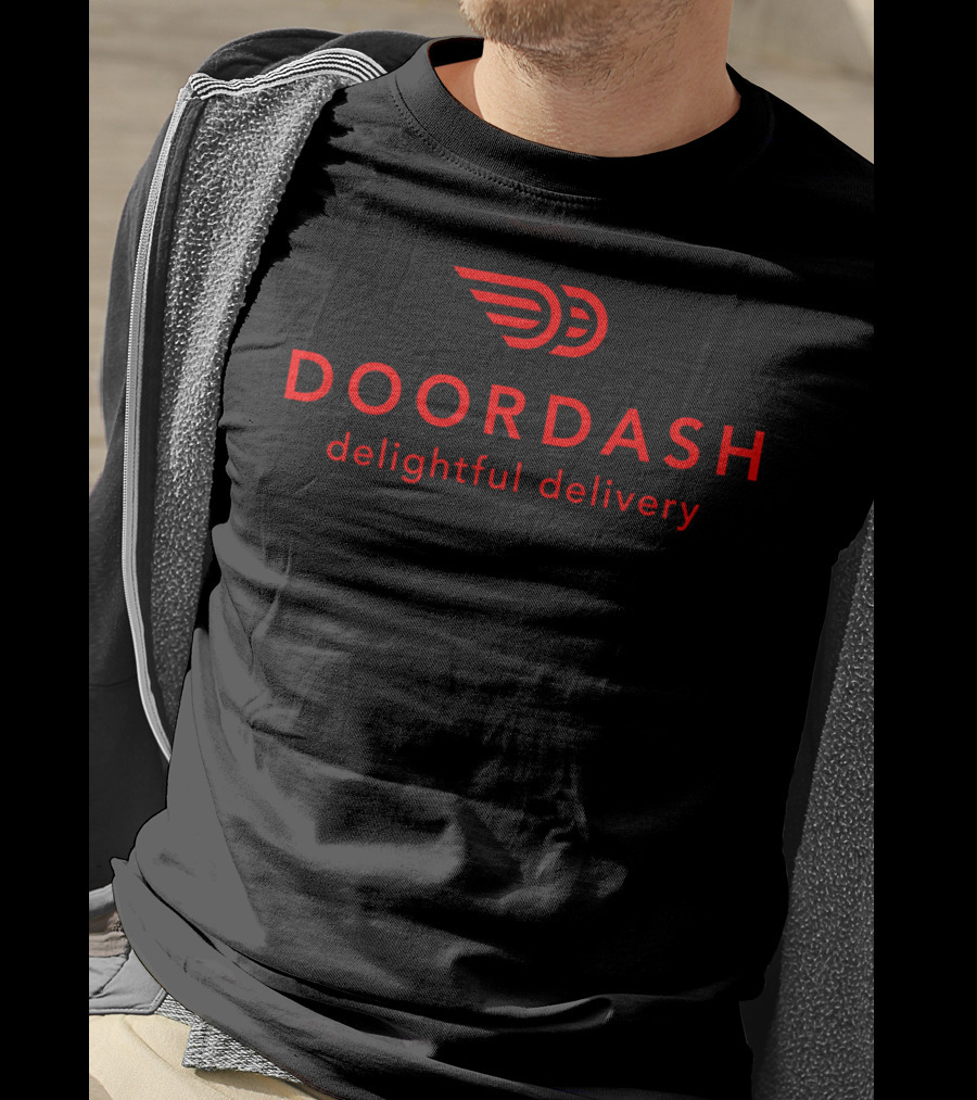 Doordash Dasher Delightful Delivery Driver Casual T-Shirt
