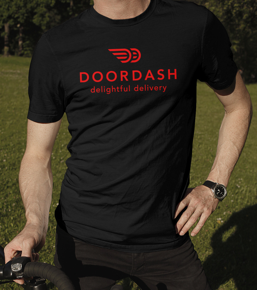 Doordash Dasher Delightful Delivery Driver Casual T-Shirt