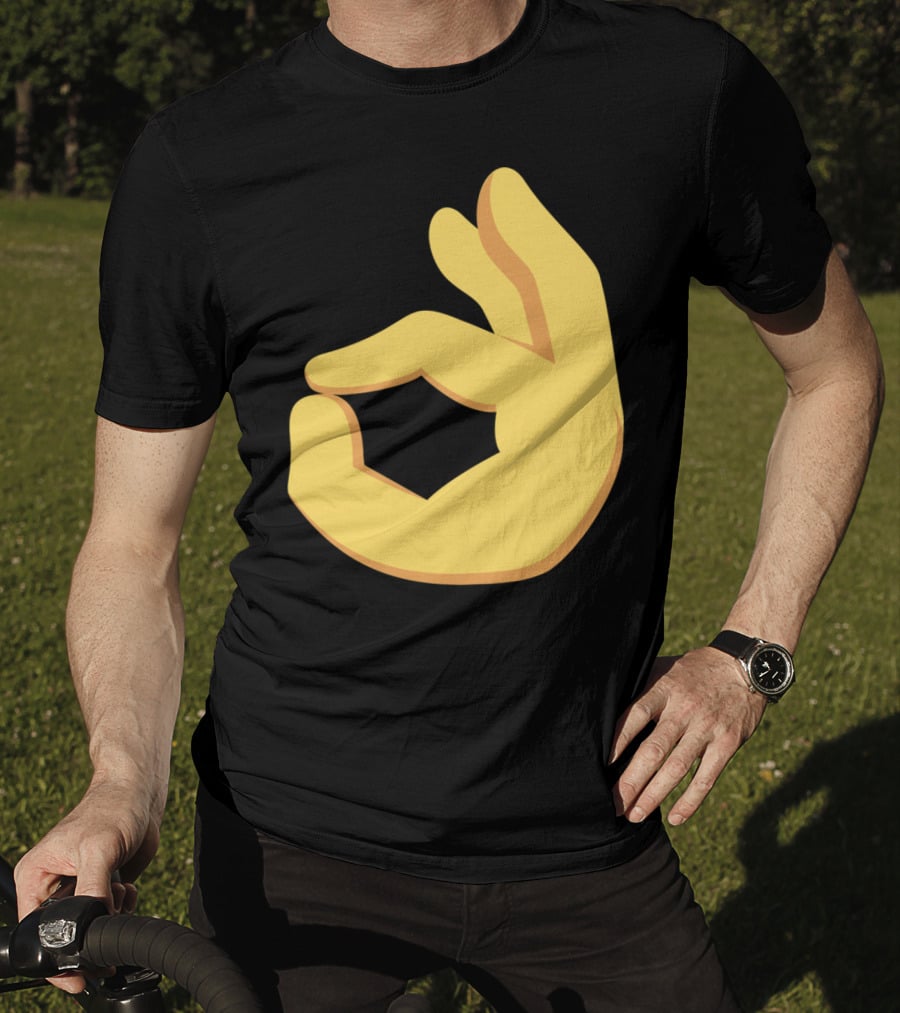 Emoji Ok Hand Sign Okay Yes Dank T-Shirt