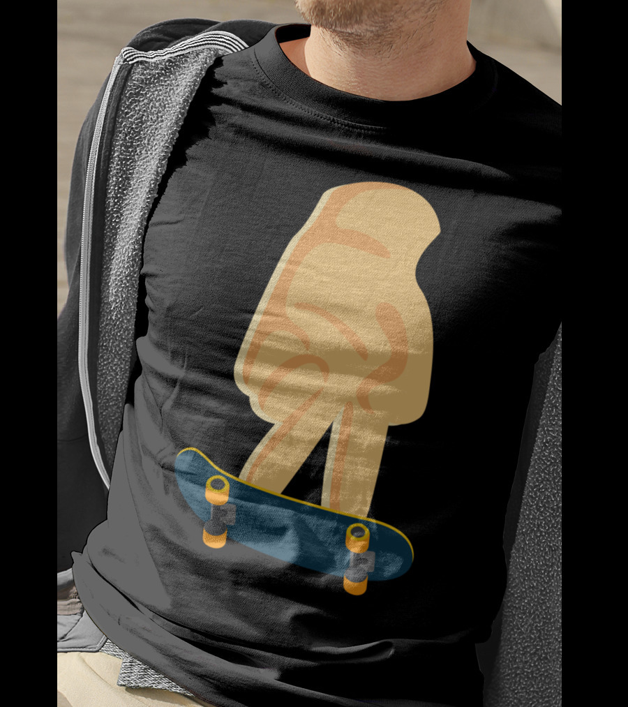 Fingerboard Skateboard Finger Skating Skateboard Board T-Shirt