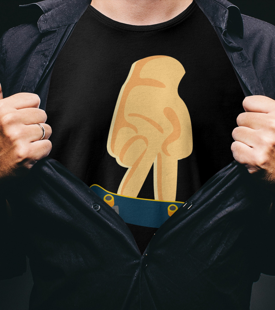 Fingerboard Skateboard Finger Skating Skateboard Board T-Shirt