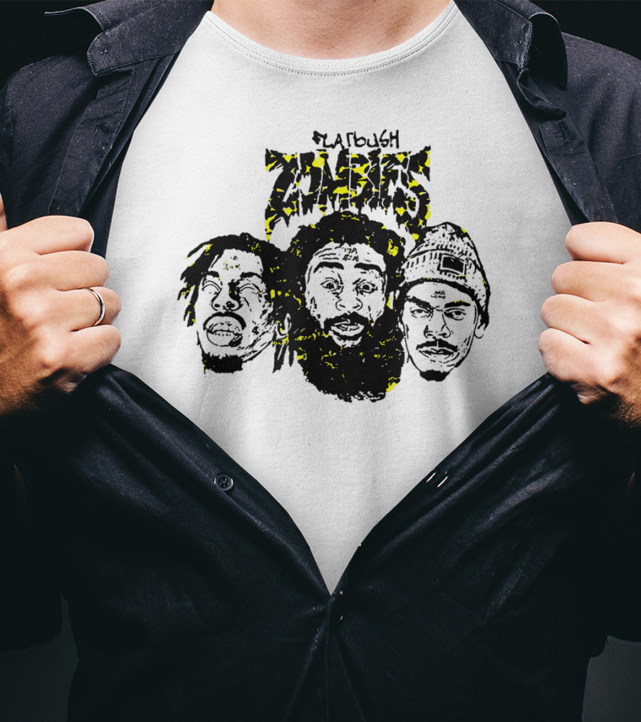 Flatbush Zombies Triangle Yellow Tie T-Shirt