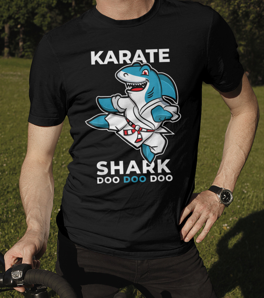 Karate Shark Doo Doo Doo Martial Arts Baby Shark T-Shirt