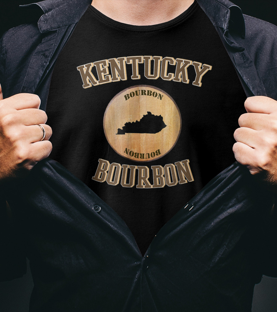 Kentucky Bourbon Barrel Great Father Bourbon Lover T-Shirt