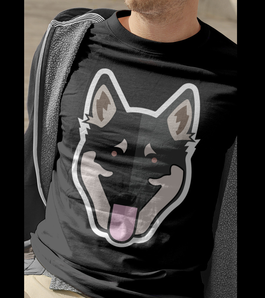German Shepherd Dog Face T-Shirt