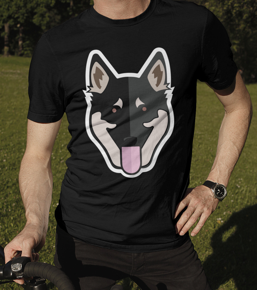 German Shepherd Dog Face T-Shirt