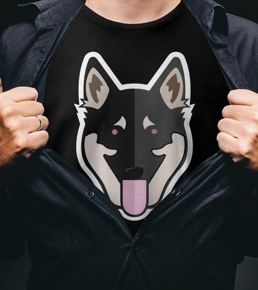 German Shepherd Dog Face T-Shirt