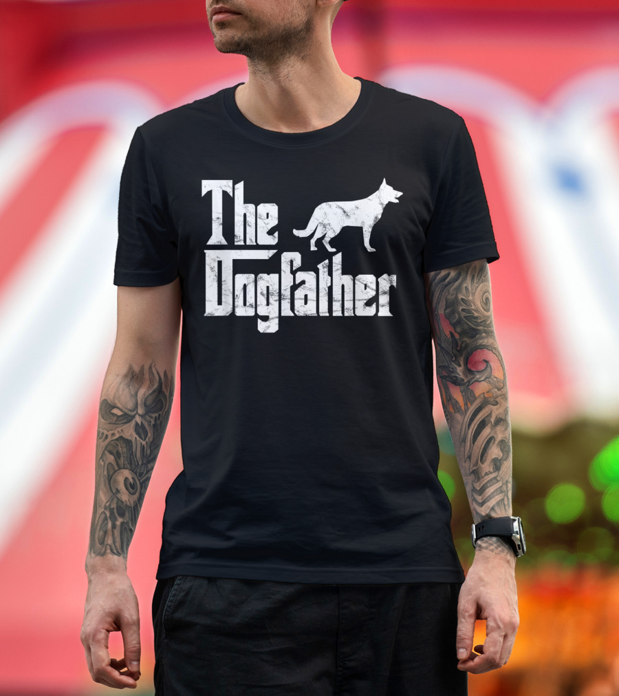 German Shepherd The Dogfather Funny Dog Owner T-Shirt