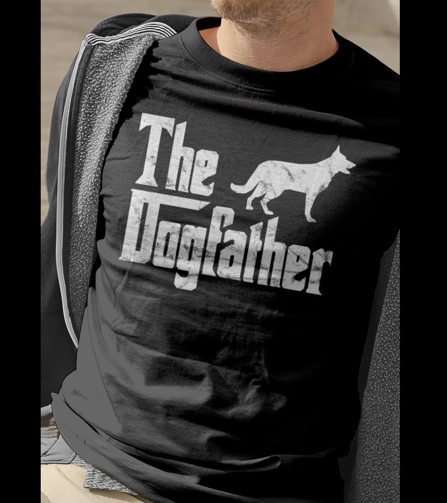 German Shepherd The Dogfather Funny Dog Owner T-Shirt