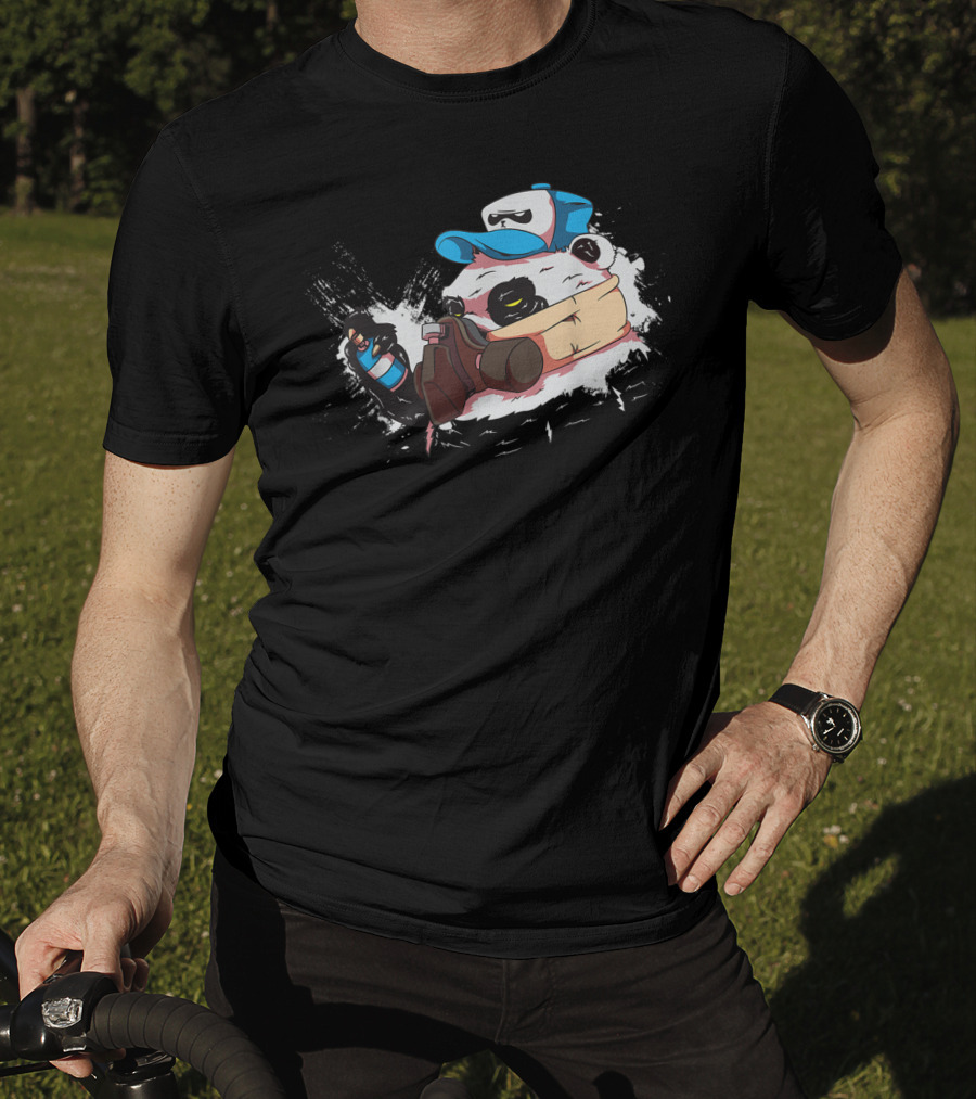 Graffiti Ar Spray Paint Character Collection T-Shirt