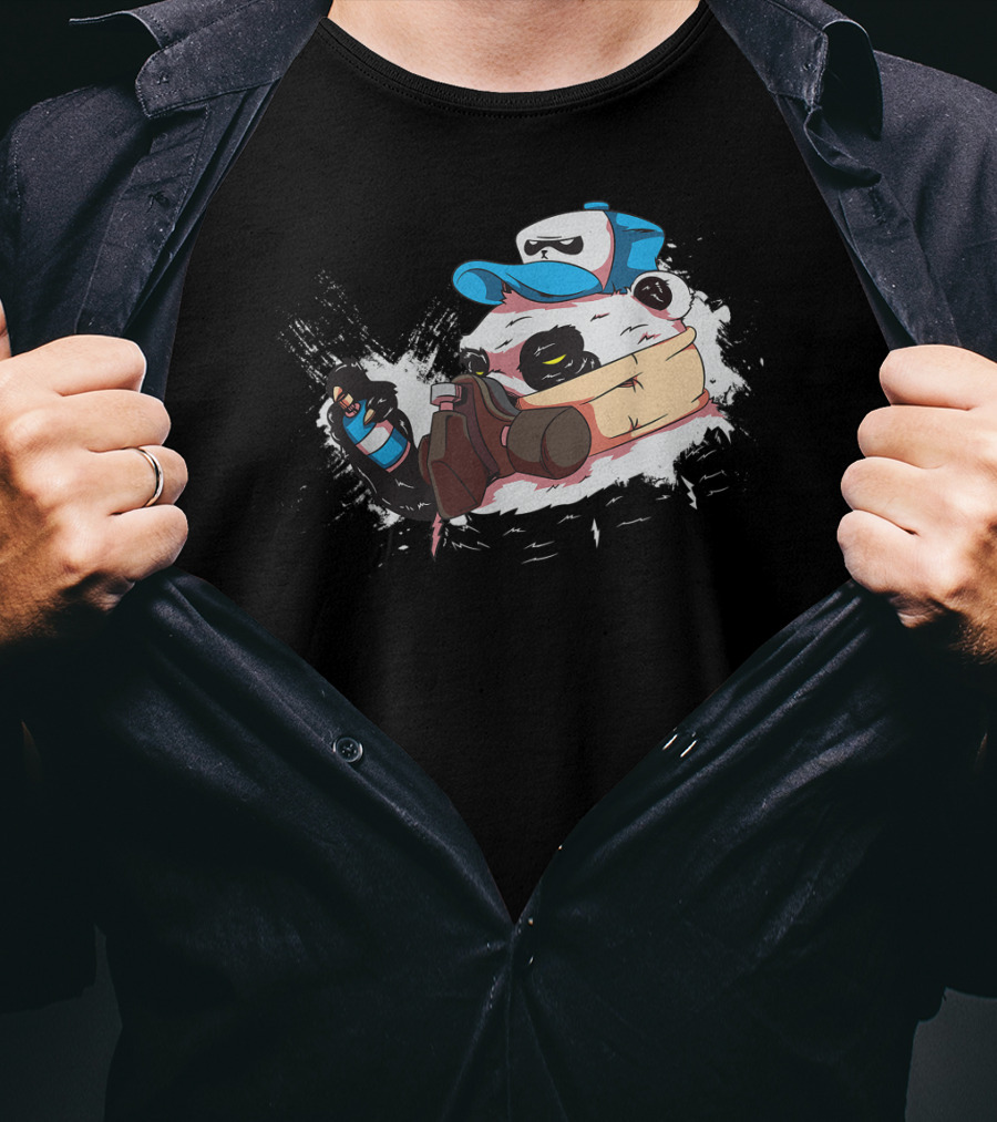 Graffiti Ar Spray Paint Character Collection T-Shirt