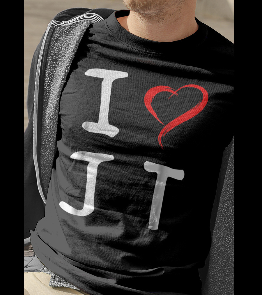 I Love JT Heart Funny JT T-Shirt