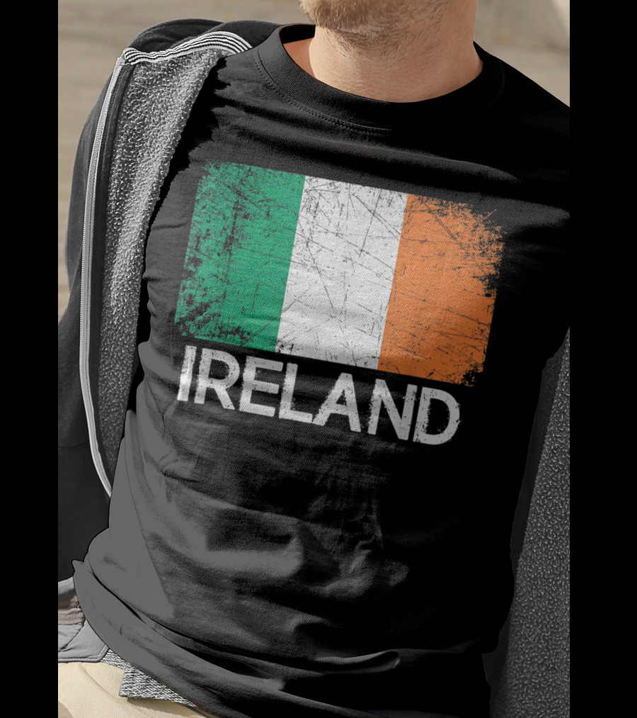 Ireland Flag Vintage T-Shirt