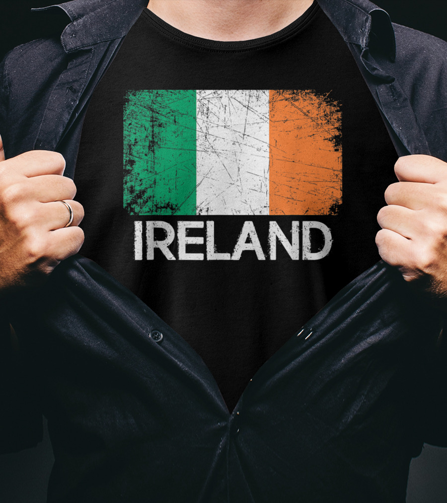 Ireland Flag Vintage T-Shirt