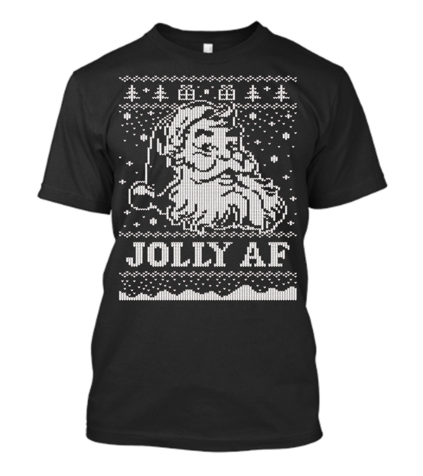 Jolly AF Santa Christmas T-Shirt