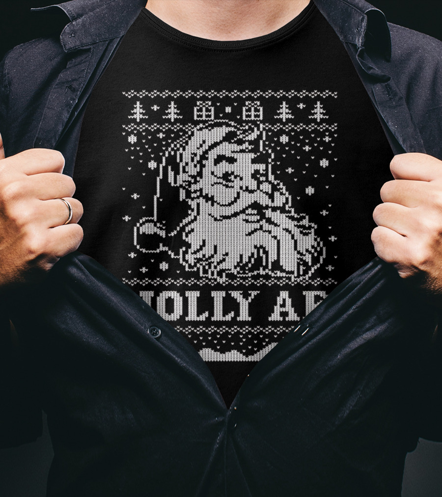 Jolly AF Santa Christmas T-Shirt