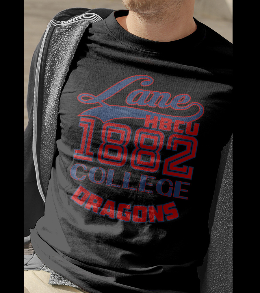 Lane HBCU 1882 College Dragons T-Shirt