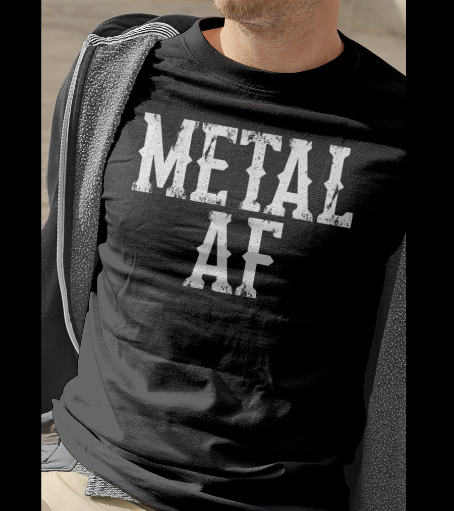 Metal AF Heavy Metal Music T-Shirt
