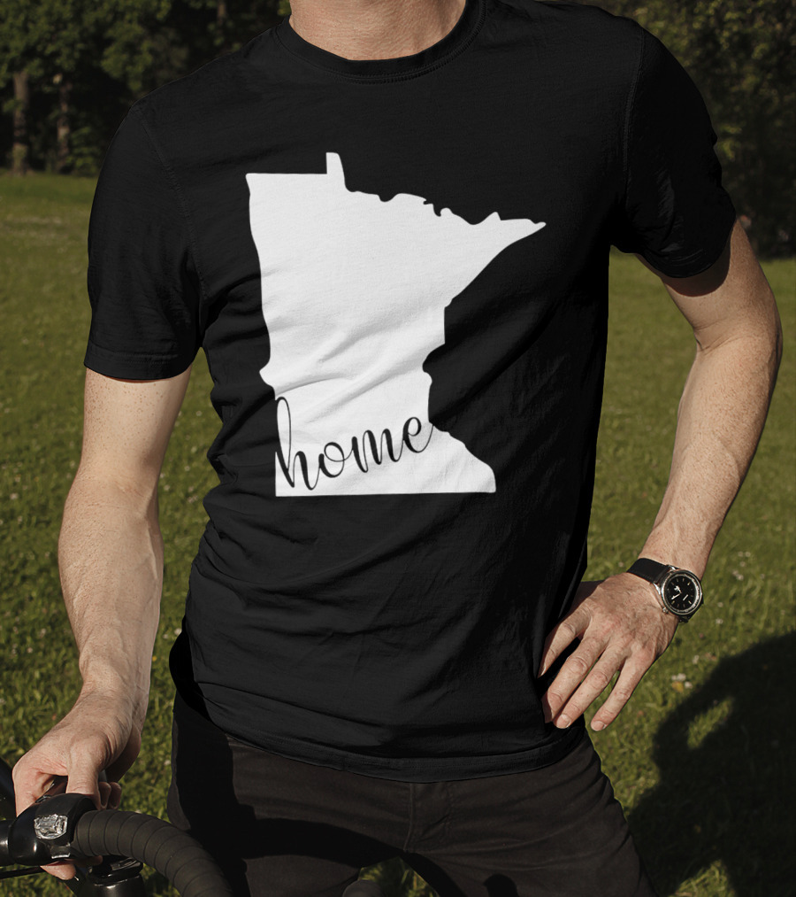 Minnesota Home State Map T-Shirt