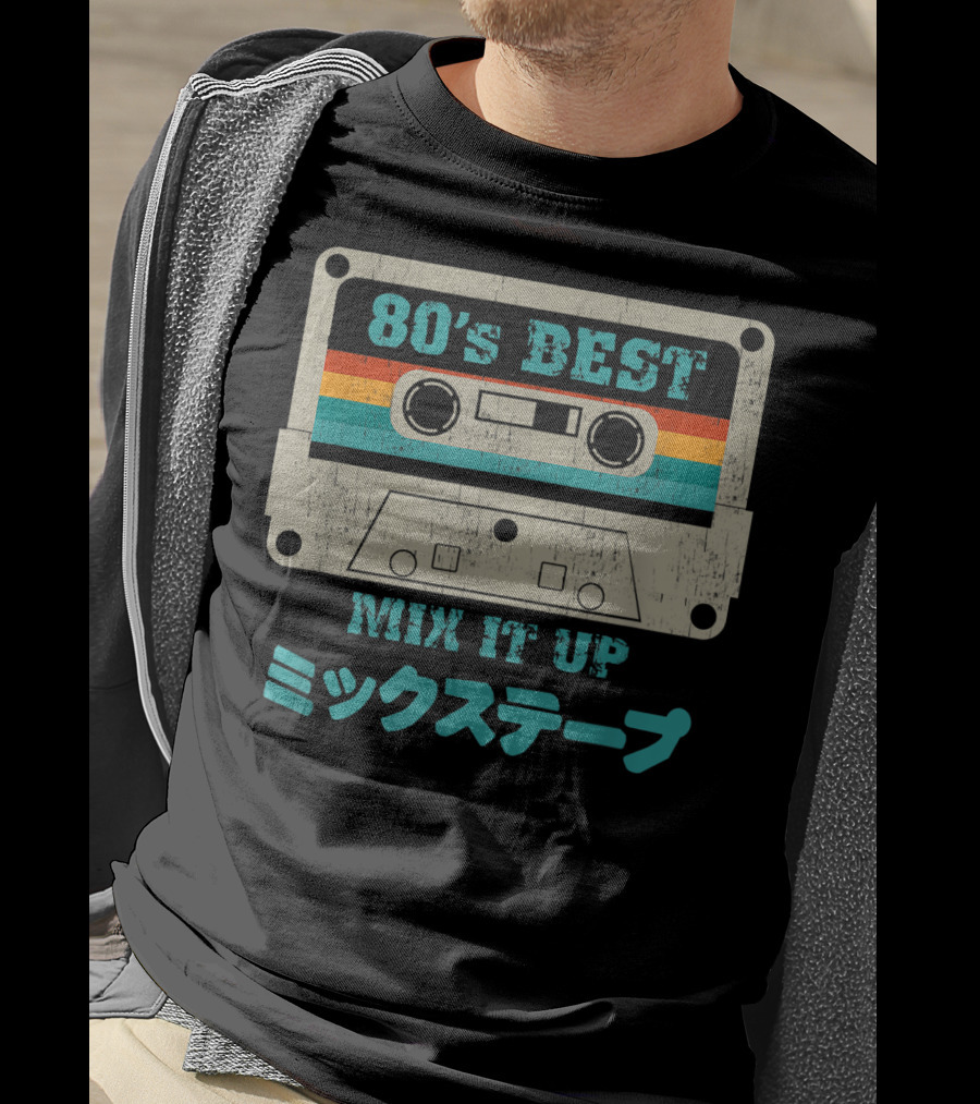 80s Best Mix It Up Cassette Japanese Otaku Aesthetic T-Shirt