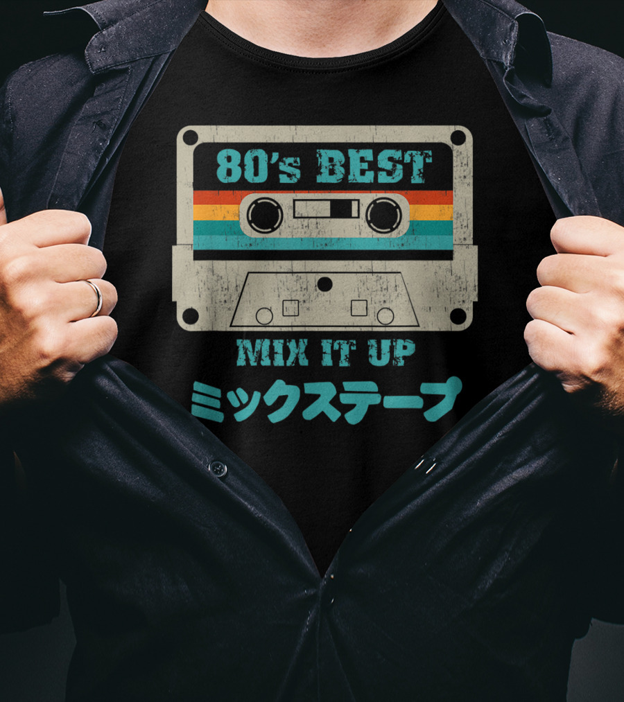 80s Best Mix It Up Cassette Japanese Otaku Aesthetic T-Shirt