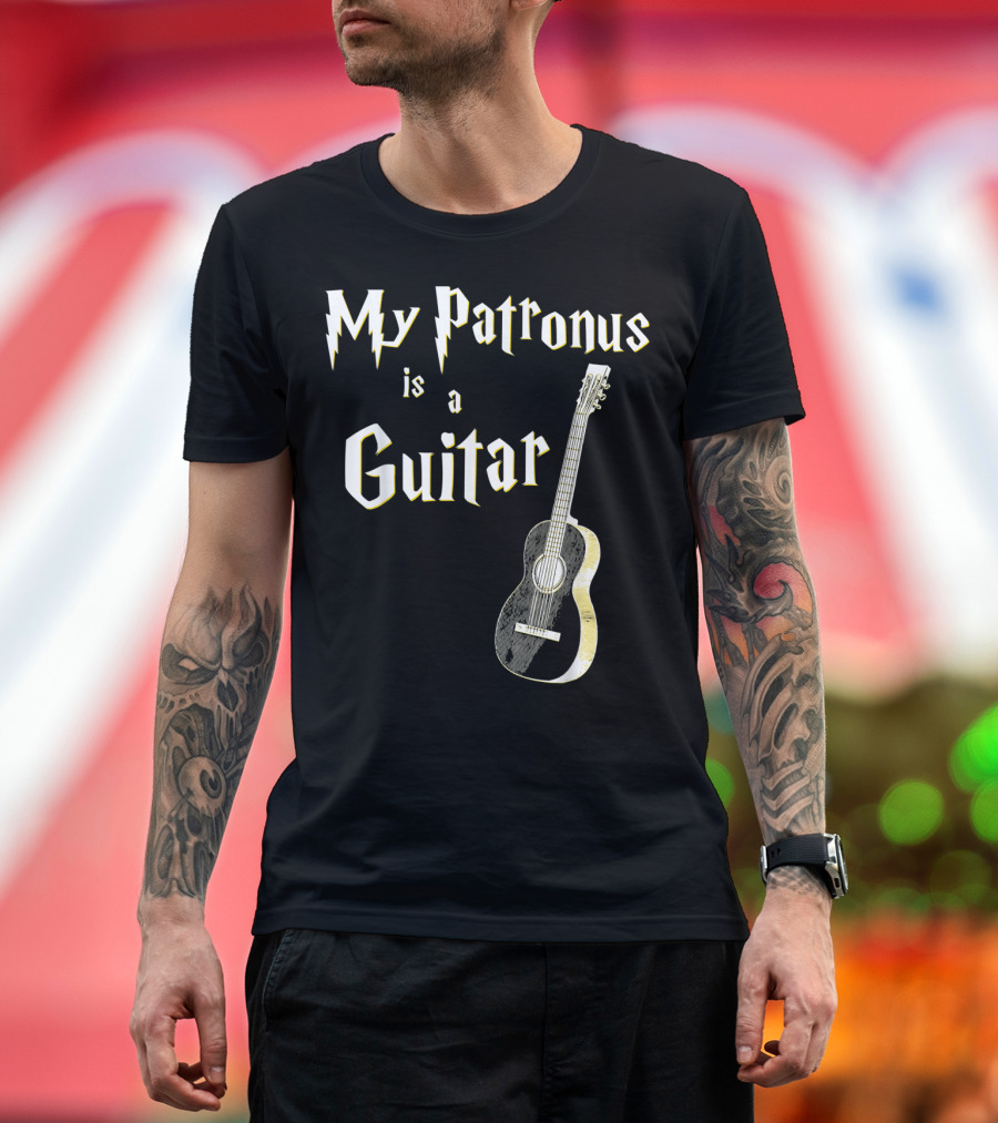 My Patronus Is a Guitar Harry Fan T-Shirt