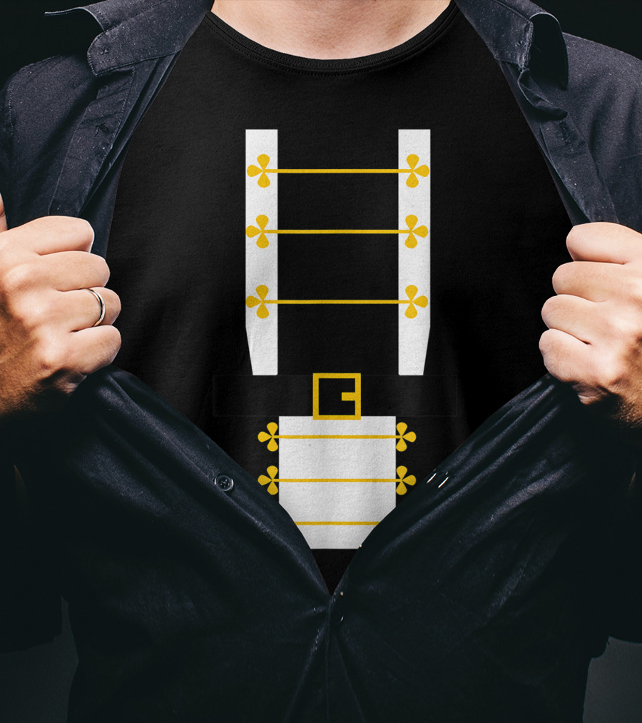 Nutcracker Soldier Costume Uniform Belt Buckle Ballet T-Shirt