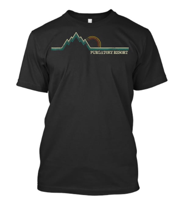 Purgatory Resort Colorado Ski Snowboarding Mountain Sunset T-Shirt