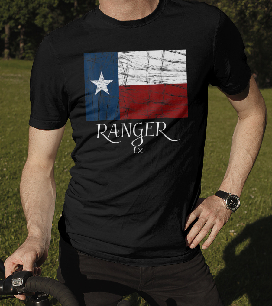 Ranger TX Texas Flag State City T-Shirt