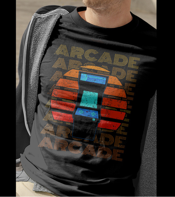 Arcade Retro 80s Video Game Player Gamer T-Shirt