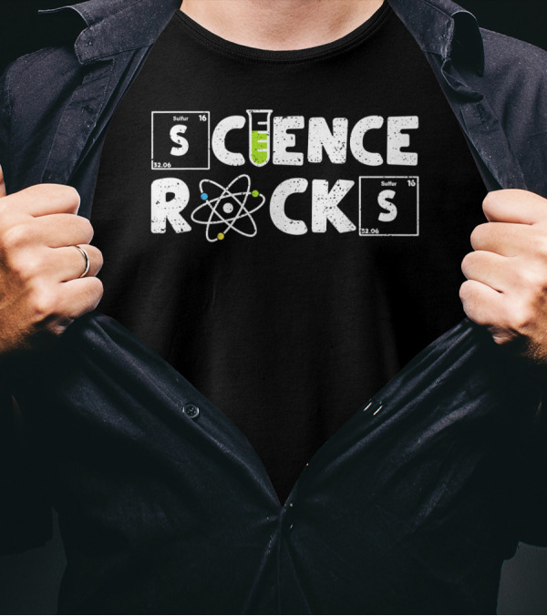Science Rocks Teacher Scientist Sulfur Humor T-Shirt