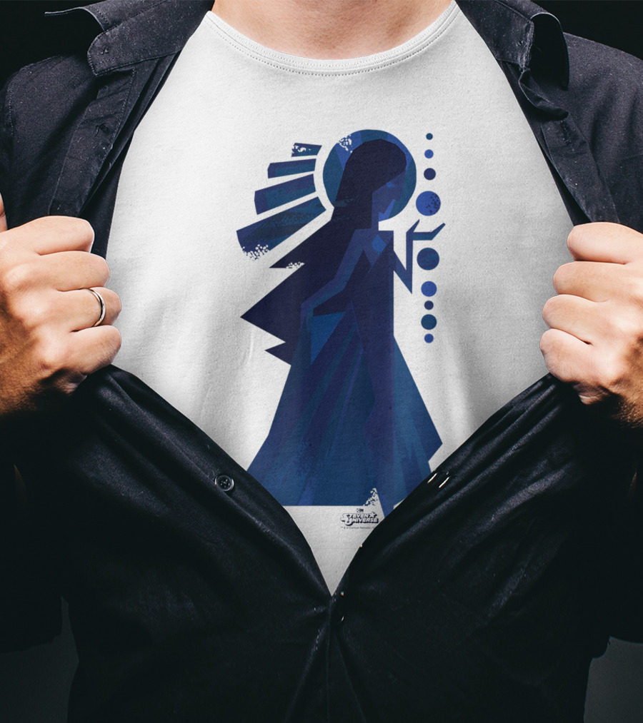 Steven Universe Blue Diamond Abstract Mural T-Shirt